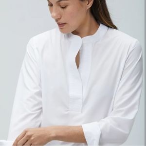 Ministry Of Supply Juno Previous Generation Popover Blouse in White